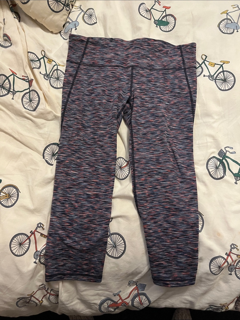 7/$20 GAP fit Space-Dye Capri Leggings - Pink and Blue 7/$20